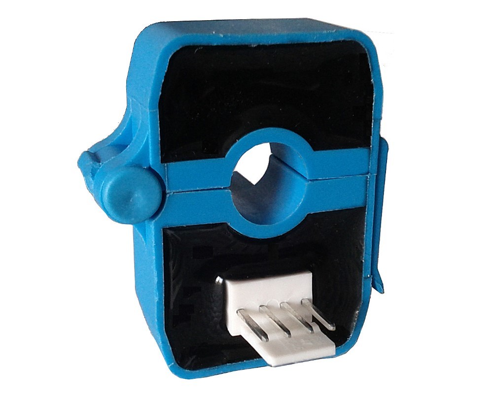 Split Core Hall Effect AC/DC Current Sensor CYHCS-EKT-xx-3, Output: 2,5 V DC ±1 V AC/DC, Power Supply: +12 V DC, Window:Ø 8,5 mm