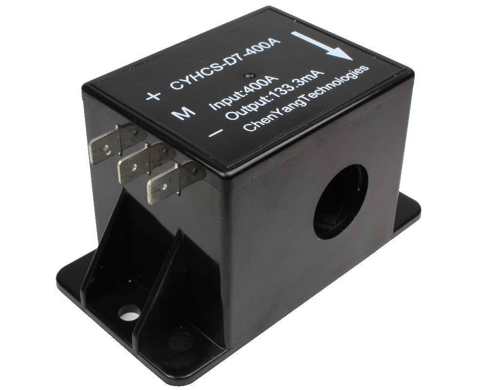 Hall Effekt AC/DC Stromsensor mit geschlossener Kreisstruktur CYHCS-D7, Output: 100 mA ~ 150 mA AC/DC, Versorgungsspannung: ±12 V ~ ±18 V DC, Fenster: Ø 21 mm