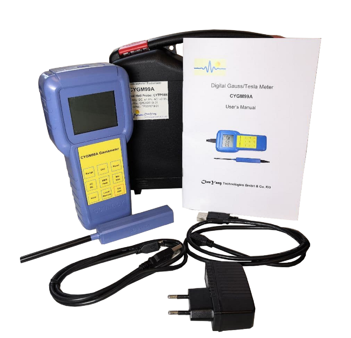 Digital Gaussmeter/Teslameter/Magnetometer CYGM99A
