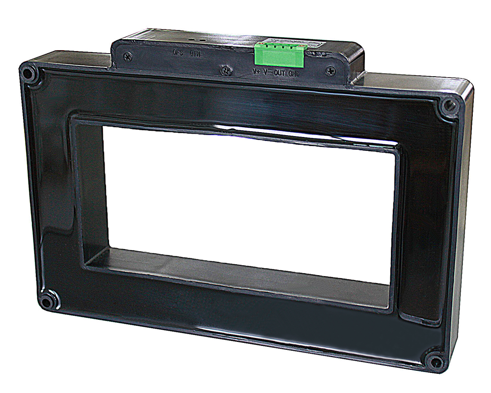 Hall Effekt AC/DC Stromsensor CYHCS-K210, Output:0~±5 V, Versorgungsspannung: ±12~±15 V DC, Fenster: 210x100 mm