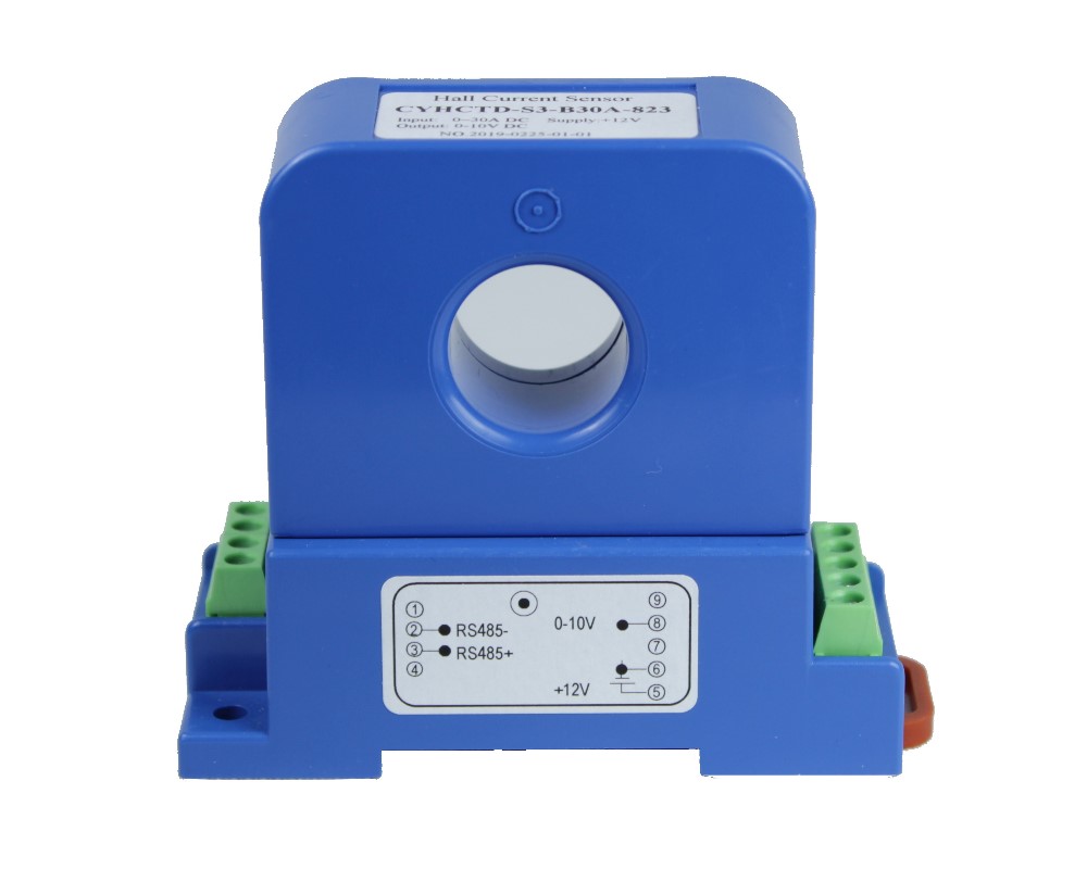 Hall-Effekt-DC-Strommesser- DIN-Rail-Adapter