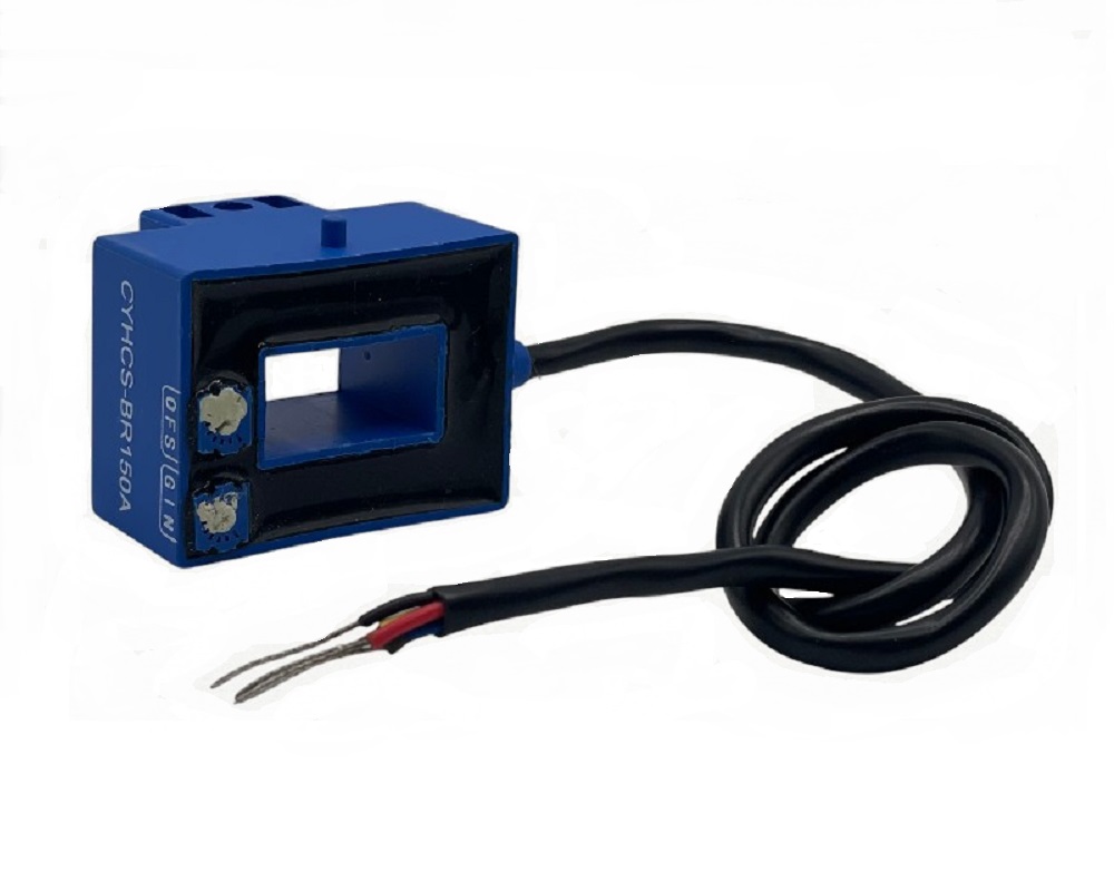 Hall-Effekt Stromsensor CYHCS-BR, Output: ±4V AC/DC, Stromversorgung: ± 15 V DC, Fenstergröße: 20,5x10,5mm