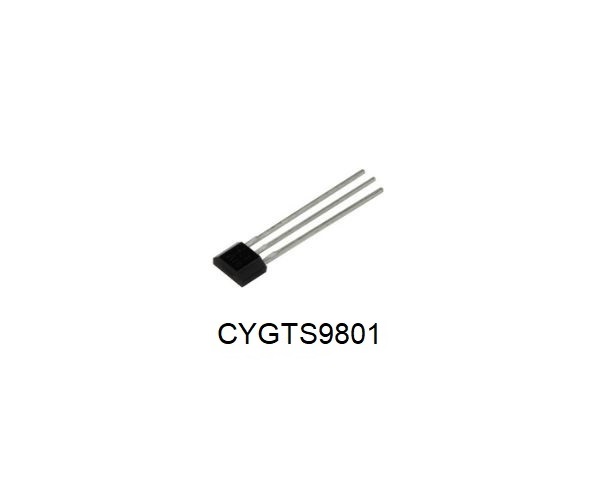 Selbsteinstellender Hall Effekt Zahnradsensor IC CYGTS9801, Ausgangssignal: Einzelne NPN Spannung, Versorgungsspannung: 4,5 V ~ 24 V DC
