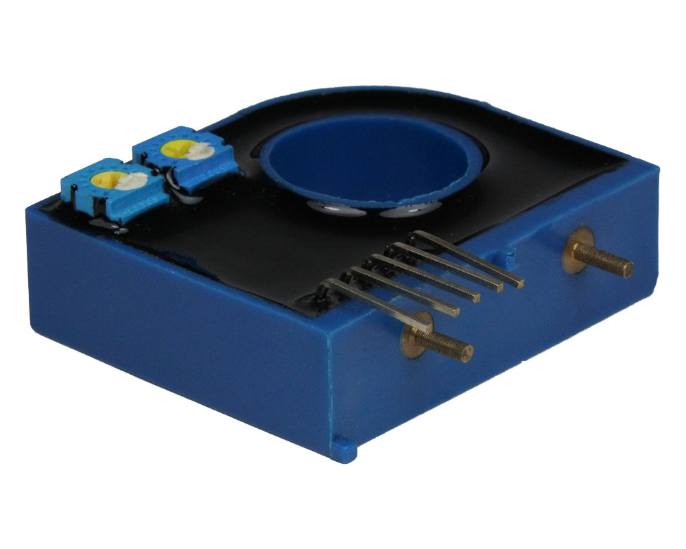 Hall-Effekt AC/DC Stromsensor CYHCS-RC4 mit offener Kreisstruktur, Ausgangssignal: ±4 V AC/DC, Stromversorgung: ±15 V DC, Fenster: Ø 16 mm