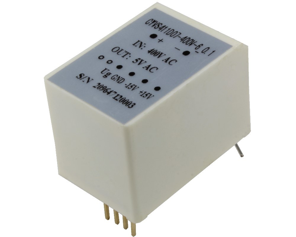 Präziser AC Spannungssensor CYVS411D07, Ausgangssignal: Nachlaufspannung 0-5 V AC, Versorgungsspannung: ±15 V DC