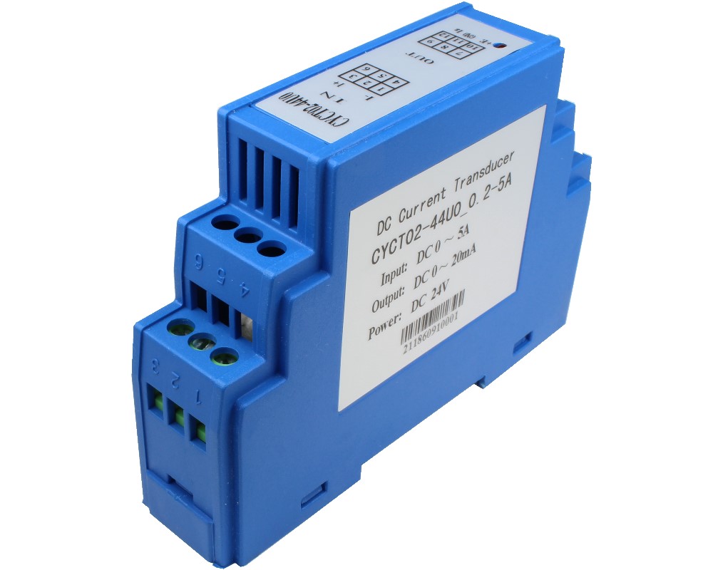 DC Stromsensor CYCT02-44U0, Ausgangssignal: 0-20 mA DC, Versorgungsspannung: +24 V DC