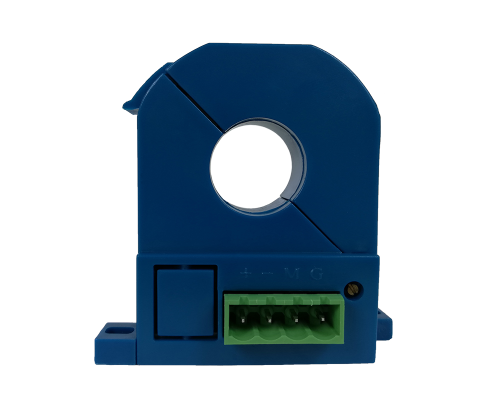 Unidirectional Split Core DC Leakage Current Sensor CYCT04-15ST, Output: tracing voltage ±5 V DC, Power Supply: ±12 V DC, Window: Ø 19 mm