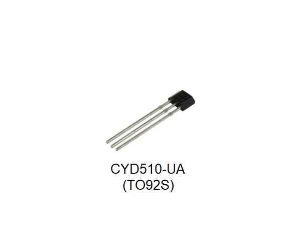 Unipolar Hall Effect Switch Ics CYD510, Power Supply: 2.7-30V, supply current: 25mA, Operating Temperature: -40 ~+150°C