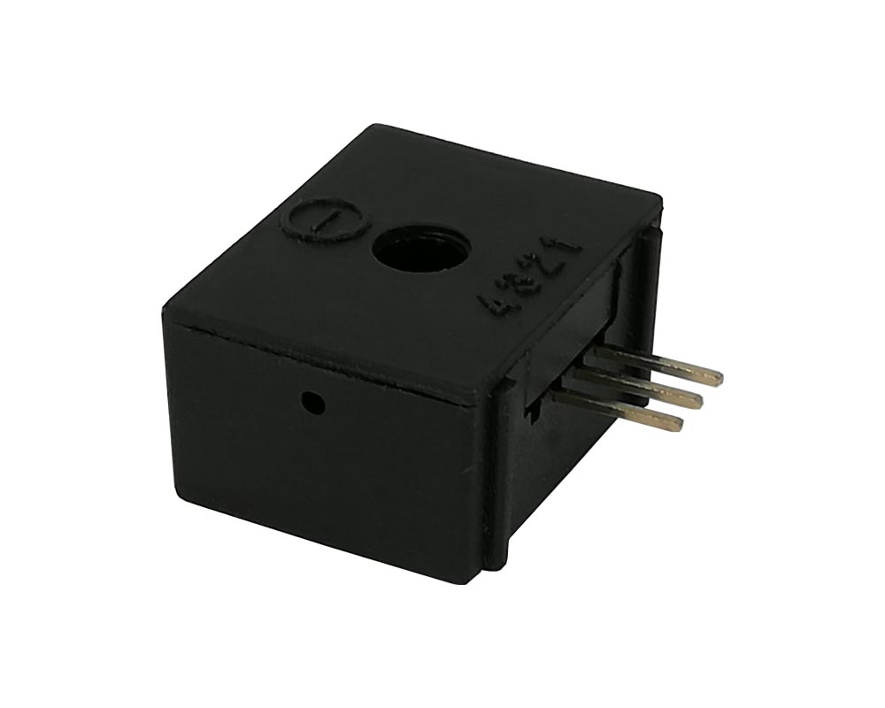 Hall Effekt AC/DC Stromsensor CYHCS-K200 mit offener Kreisstruktur, Ausgangssignal: 2,5 V DC ± 1 V, Versorgungsspannung: +5 V DC, Fenster: Ø 5 mm