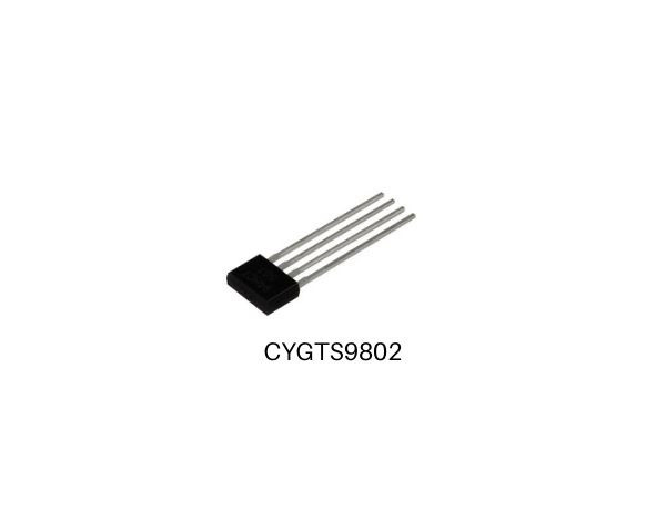 Hall-Effekt Zahnradsensor IC CYGTS9802, Output: Komplementärer Spannungsausgang, Versorgungsspannung: 4-30VDC