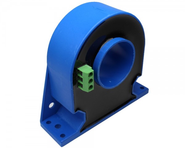 Closed Loop Hall Effect AC/DC Current Sensor CYHCS-D6, Output: 100 mA AC/DC, Power Supply: ±15 V ~ ±24 V DC, Window: Ø 35 mm, Connector: Screw