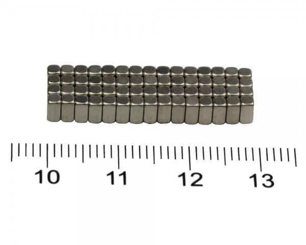 NdFeB Blockmagnete, Maße : 4xWxH (Länge&gt;Breite&gt;Höhe) , Materialgrad: N38