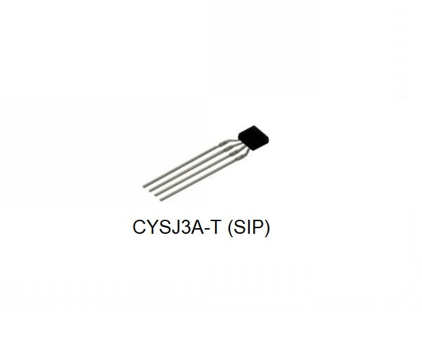 Linear Hall Effect Sensor CYSJ3A, Max. Sensitivity: 0.96 ~ 1.44 (mV/mT), Measuring range: 3T