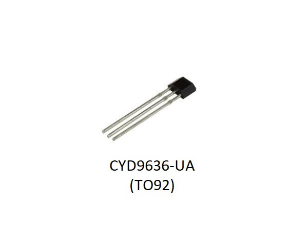 Unipolar Hall Effect Switch Ics CYD9636-A, Power Supply: 3.8-24V, Supply Current: 50mA,Operating Temperature: -40 ~+150°C