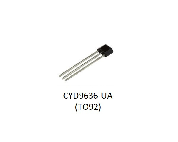 Unipolar Hall Effect Switch Ics CYD9636-K, Power Supply: 3.8-24V, Supply Current: 50mA,Operating Temperature: -40 ~+125°C