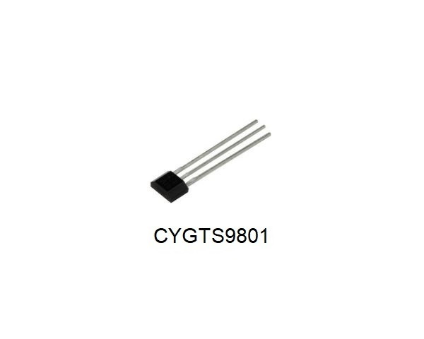 Selbsteinstellender Hall Effekt Zahnradsensor IC CYGTS9801, Ausgangssignal: Einzelne NPN Spannung, Versorgungsspannung: 4,5 V ~ 24 V DC