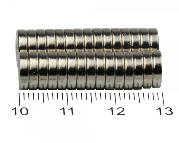 NdFeB Ring Magnets, Dimensions: Ø 8, ø 3 × 2, Material grade: N38