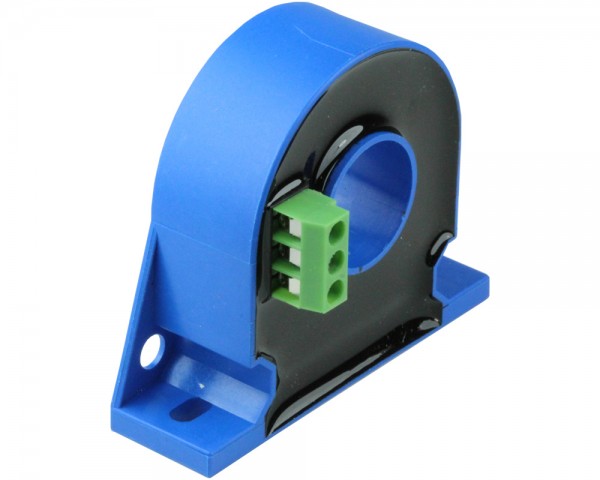 Closed Loop Hall Effect AC/DC Current Sensor CYHCS-D5S, Output: 50 mA-100 mA AC/DC, Power Supply: ±12 V ~ ±18 V DC, Window: Ø 20 mm, Connector: Screw