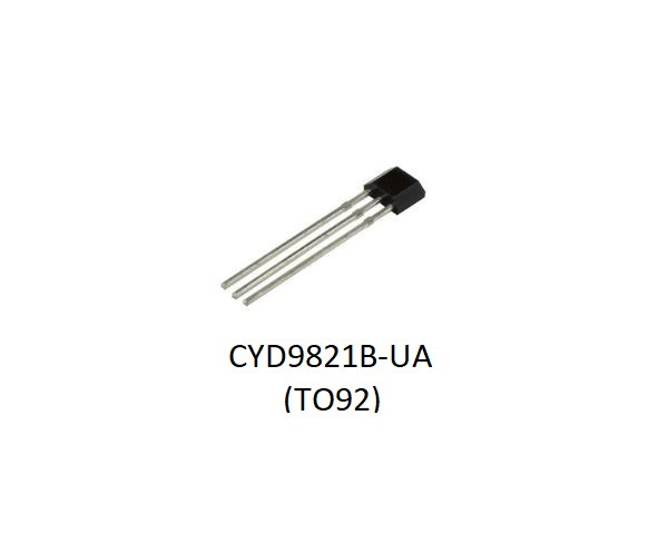 Unipolar Hall Effect Switch Ics CYD9821B, Power Supply: 2.5-18V, supply current: 25mA,Operating Temperature: -40 ~+125°C