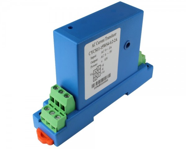 AC Current Sensor CYCS11-16WS4, Output: instantaneous voltage 5V AC, Power Supply: ±15 V DC