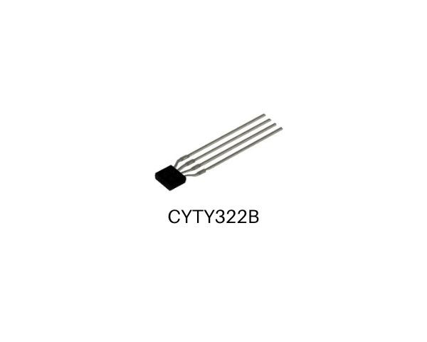 InSb Hall Effect Elements CYTY322B, Max. Sensitivity: 9.12 - 14.8 (mV/mT)