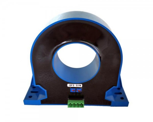 Open Loop Hall Effect AC/DC Current Sensor CYHCS-K2S, Output: 2.5 V DC ±1.5 V AC/DC, Power Supply: +5V DC ± 5%, Window: Ø 55 mm