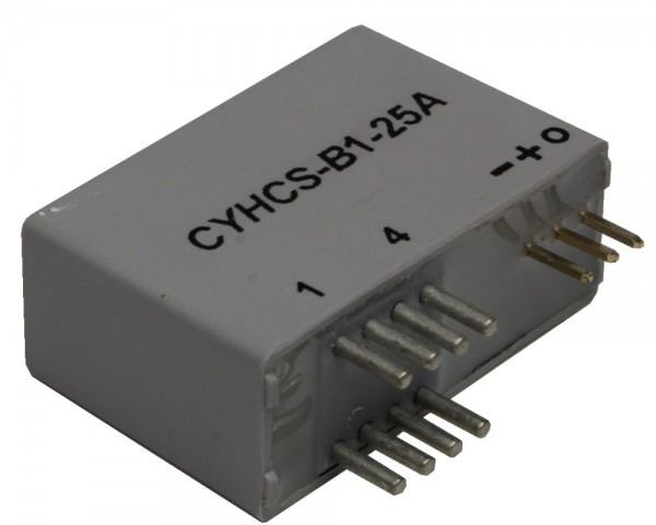 Closed Loop AC/DC Hall Current Sensor CYHCS-B1-25A, Output: 25mA, Power Supply: ±15V DC