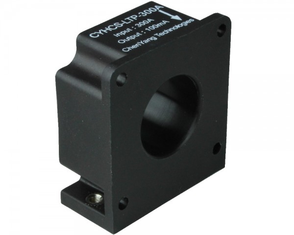 Hall-Effekt AC/DC Stromsensor mit geschlossener Kreisstruktur CYHCS-LTP100A, Ausgangssignal: 50 mA - 100 mA AC/DC, Versorgungsspannung: ±12 V~±18 V DC, Fenster: Ø 20.2 mm