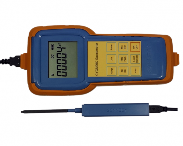 Digital Gaussmeter/Teslameter/Magnetometer CYGM99C