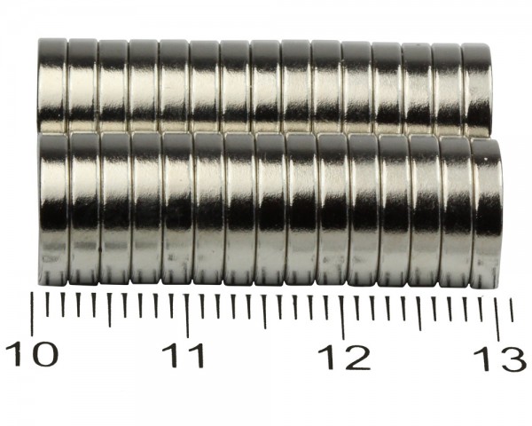 NdFeB Ring Magnets, Dimensions: Ø 10, ø 4 × 2, Material grade: N38