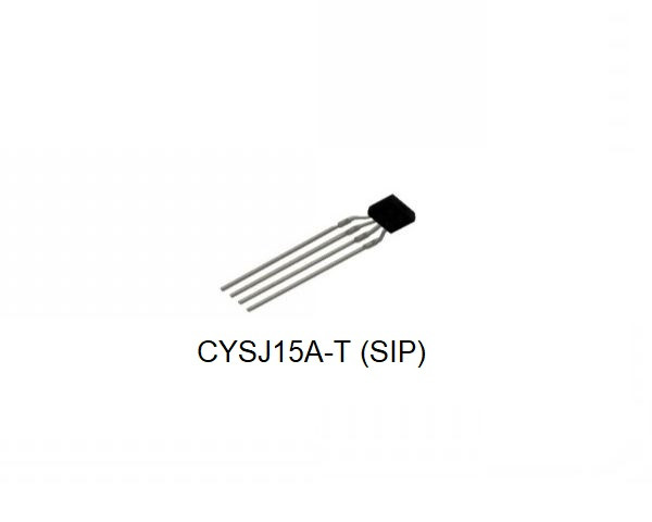 Linear Hall Effect Sensor CYSJ15A, Max. Sensitivity: 1.04 ~ 1.34 (mV/mT), Measuring range: 3T