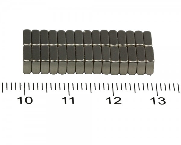 NdFeB Block Magnets, Dimensions : 6xWxH (Length&gt;Width&gt;Heigth) , Material grade: N38