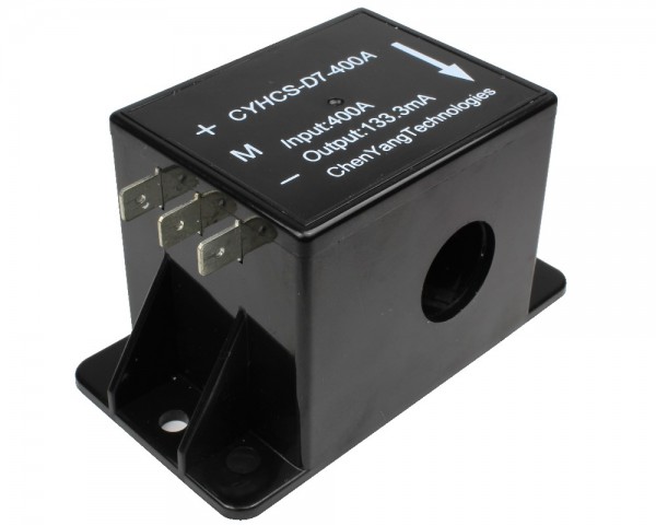 Closed Loop Hall Effect AC/DC Current Sensor CYHCS-D7, Output: 100 mA ~ 150 mA AC/DC, Power Supply: ±12 V ~ ±18 V DC, Window: Ø 21 mm