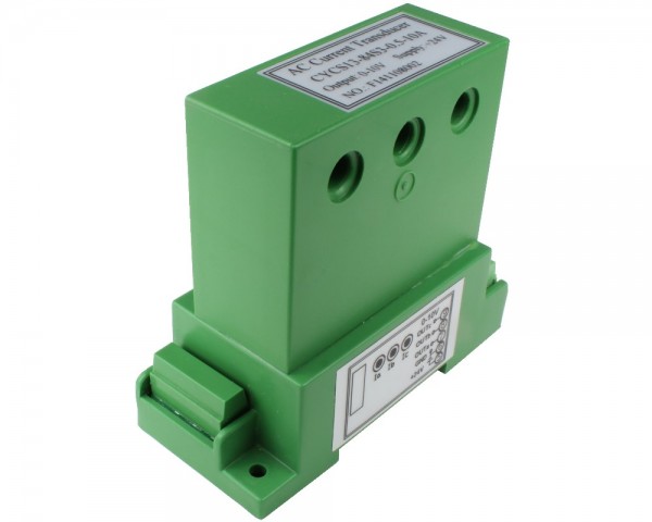 Dreiphasiger AC Stromsensor CYCS13-83S3, Ausgangssignal : 0-10 V DC, Versorgungsspannung: +15 V DC, Fenster: 3 x Ø 6,5 mm