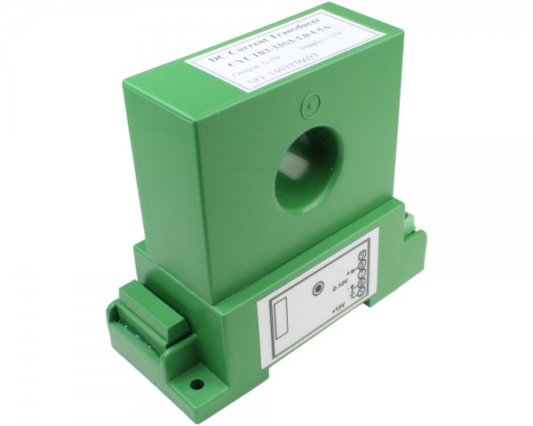 Bidirectional DC Current Sensor CYCT03-32S3, Output: 0-5 V DC, Power Supply: +12 V DC, Window: Ø 20 mm