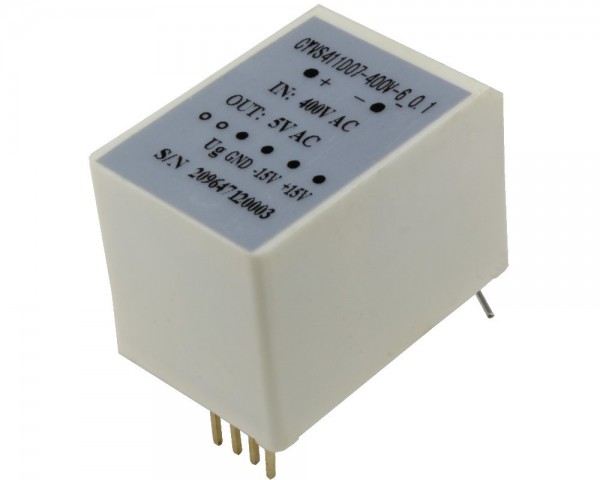 AC Voltage Sensor CYVS411D07-m-5, Output: instantaneous voltage 0-5V AC, Power Supply: ± 12V DC