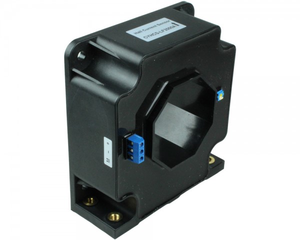 Präziser Hall-Effekt AC/DC Stromsensor mit geschlossener Kreisstruktur CYHCS-LF, Ausgangssignal: 200 mA / 400 mA AC/DC, Versorgungsspannung: ±15 V ~ ±24 V DC, Fenster: Ø 60,5 mm
