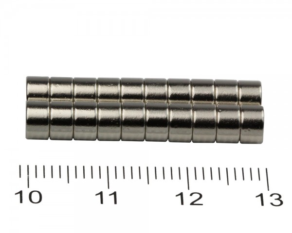 NdFeB Ring Magnets, Dimensions: Ø 5, ø 2 × 3, Material grade: N38
