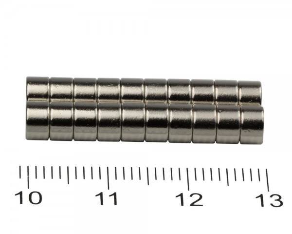 NdFeB Ringmagnete, Maße: Ø 5, ø 2 × 3, Materialgrad: N38