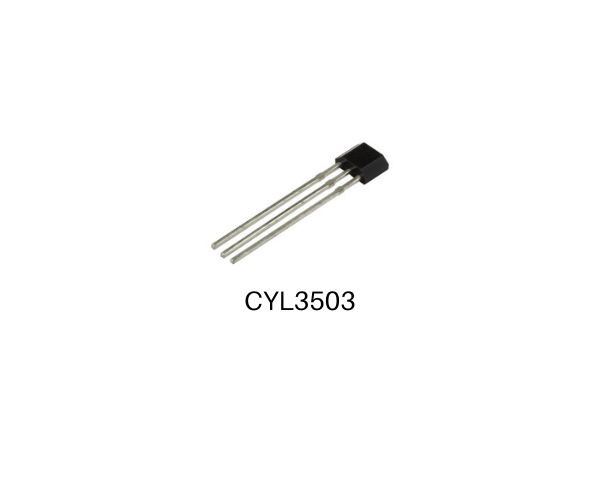 Linear Hall Effect Sensors Ics CYL3503, Max. Sensitivity: 7.5-25 (mV/mT) , Measuring range: 80mT