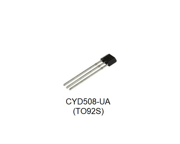 Einpoliger Hall-Effekt Schalter ICs CYD508, Spannungsversorgung: 2.7-30V, Stromversorgung: 25mA, Betriebstemperatur: -40 ~+150°C