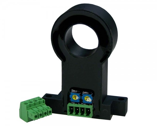 Hall Effect AC Current Sensor CYHCS-C1TV, Output: 0-5V DC, Power Supply: +12V DC, Window: Ø 20 mm, Connector: Phoenix